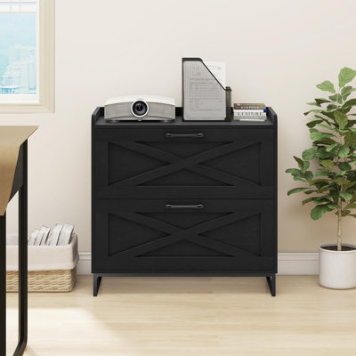 Lateral File Cabinet With Charging Station