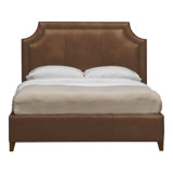 Audrey/Asher Queen Leather Bed