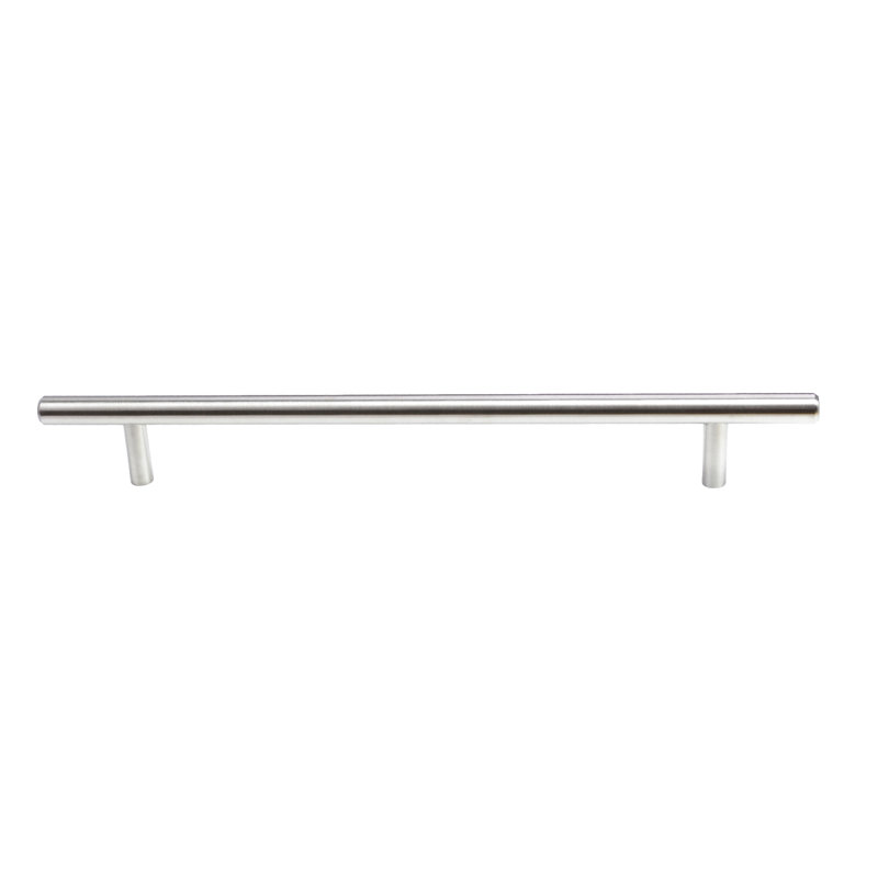 Poignée d’armoire centrale en acier inoxydable avec poignée pour porte de bar 5 po, 5"