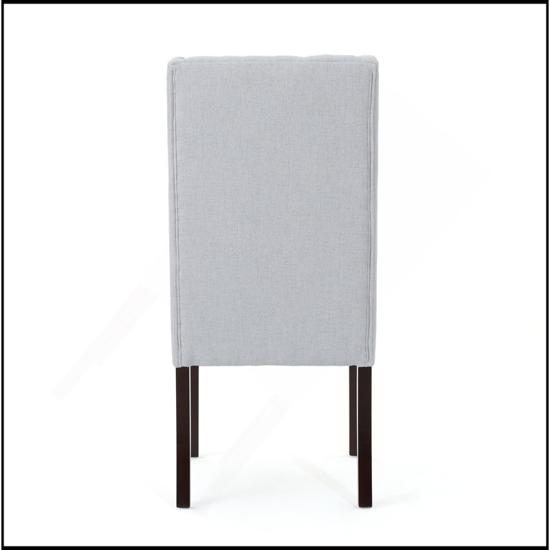 Chaise de salle à manger [ensemble de 2 pièces], Gris clair