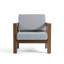 Chaise d'extérieur en bois massif Yulita-897214199