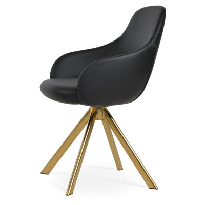 Gazel Sword Swivel Arm Chair