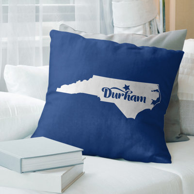 Durham North Carolina Pillow