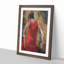 Spanish Flamenco Dancer in Abstract - Picture Frame Painting Print on MDF-55726608-55726610