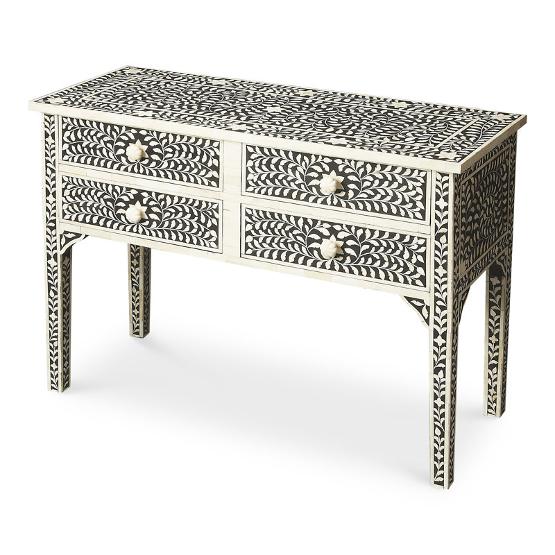 Bone Inlay Vivienne Console Table