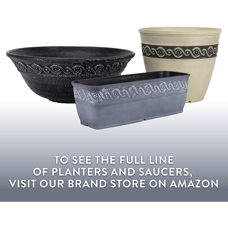 Rectangular Planter Box W/Dra...