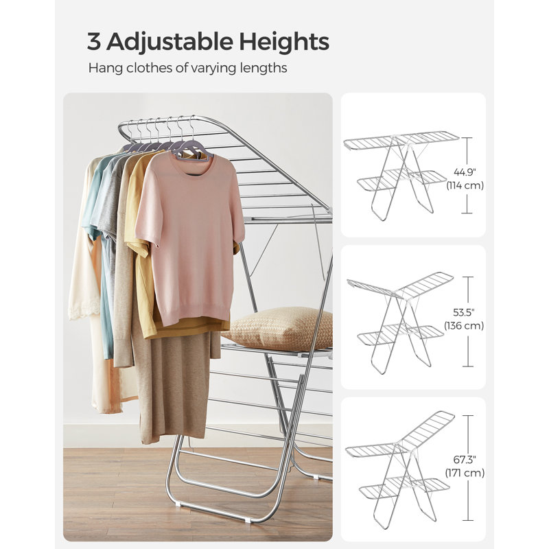 Steel Foldable Gullwing Drying Rack