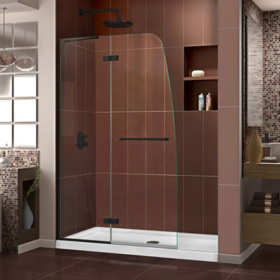 Porte de douche pivotante sans cadre de l 45 po x H 72 po Aqua Ultra