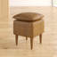 Wesley Wood Accent Stool