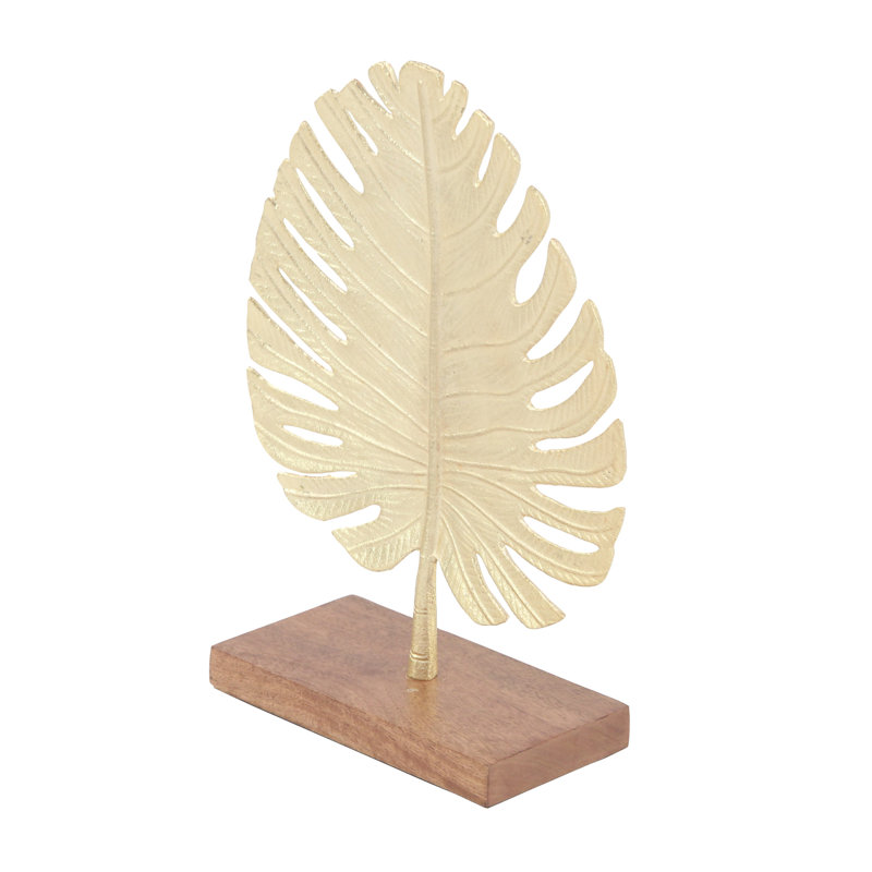 Sculpture à feuilles en métal Bellefonte