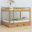 Bunk Bed With Ladder And Trundle-1071295167