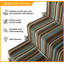 Stair Runner Abram Striped Indoor / Outdoor Area Rug-40898328