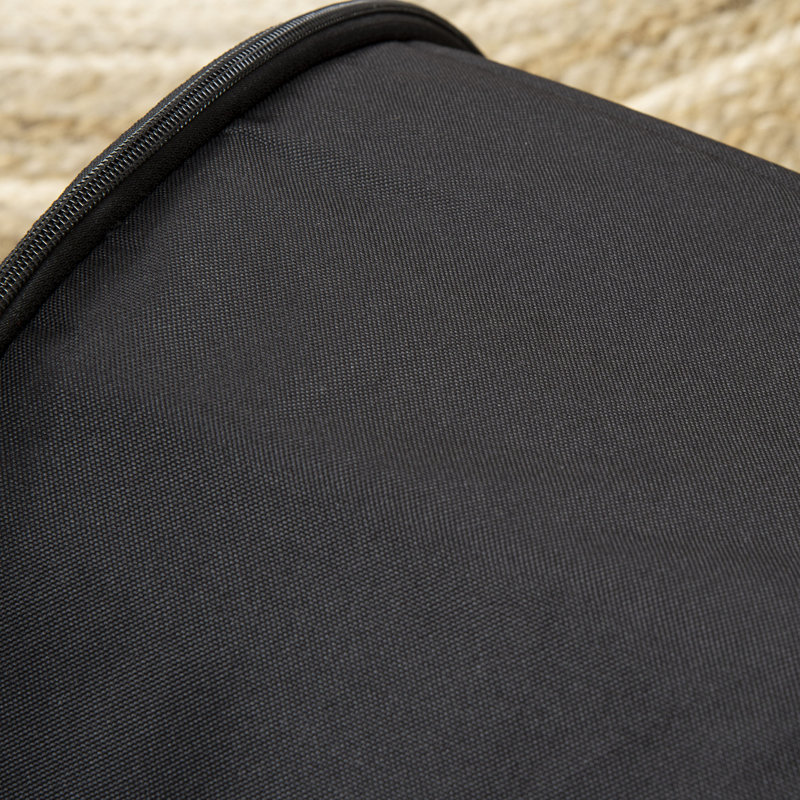 Maison pour chat et abri pour animaux chauffée, portable et imperméable pour l'hiver (noir)