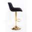 Tabouret de bar chromé à hauteur réglable avec repose-pieds et base pivotants en chrome, ensemble de 2-1317224781-1317224782