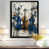 Black Single Picture Framed, Solid Wood