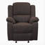 Fauteuil inclinable oscillant Madden brun