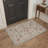 Abbey Floral Machine Washable Pink / Beige / Green Indoor Area Rug with Non-Slip Backing-1998629127
