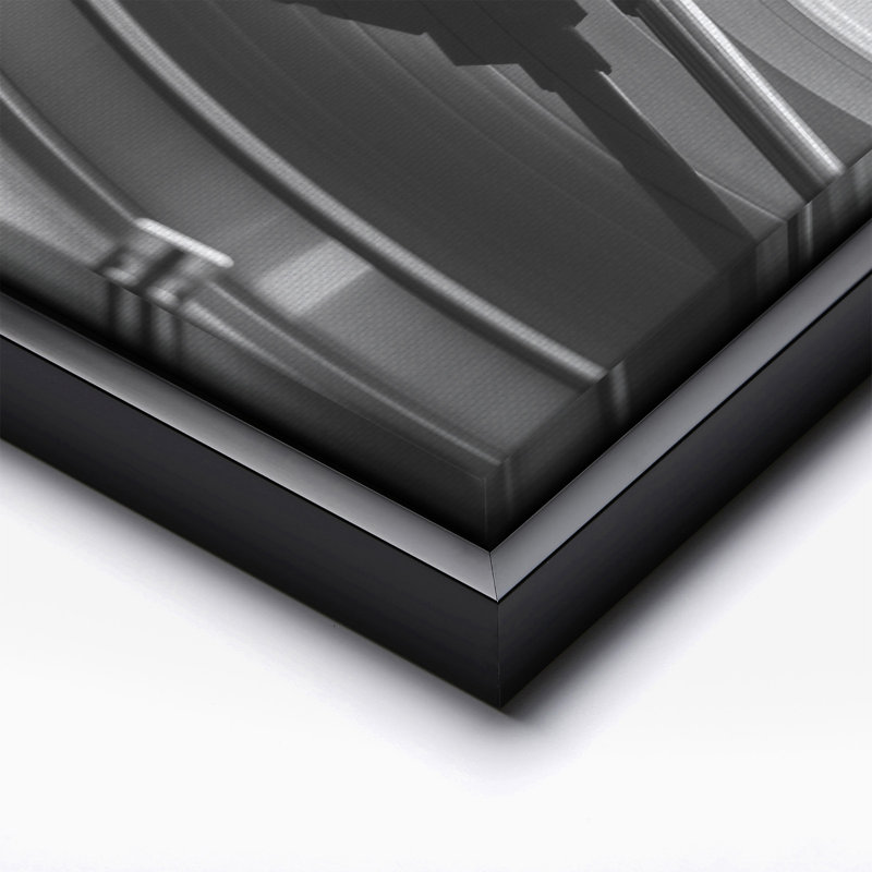 Disque vinyle, Black Framed, Canvas, 18"H x 24"W