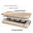 Leeron Oversized Arch Solid Wood Floor Mirror with Stand-957263414-957263418