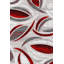 Rouge/gris abstrait McCampbell Tapis décoratif-28997887