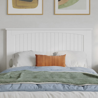 Kindig Solid Wood Coastal Cottage Panel Headboard