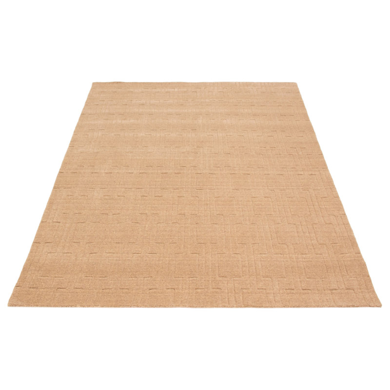 Tapis brun clair Kashkuli Gabbeh 6 pi 8 po x 9 pi 4 po