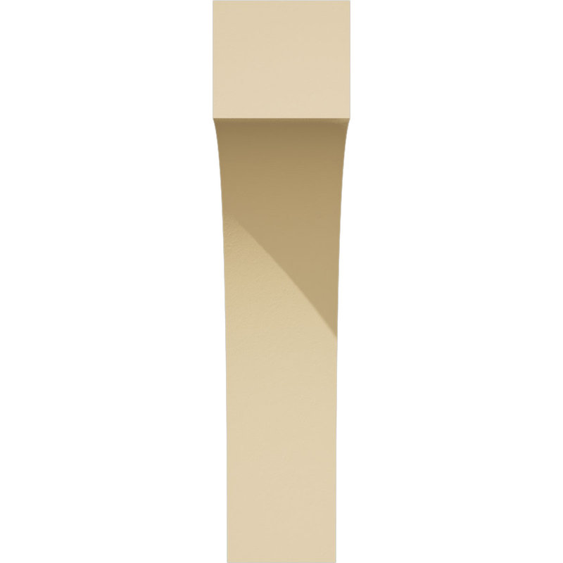 Corbeau en uréthane Huntington Signature, brun clair apprêté, H 16 po x l 3,5 po x P 12 po