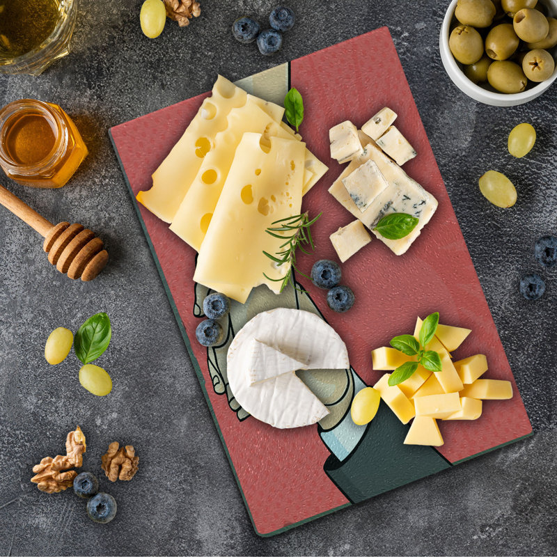 Planche à découper en verre trempé Ambesonne