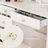 31.5" W Makeup Vanity Set with 3-Color LED Lighted Mirror, 5 Drawers and Upholstered Stool-1289281539