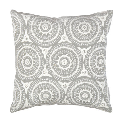 Naples Embroidered Throw Pillow
