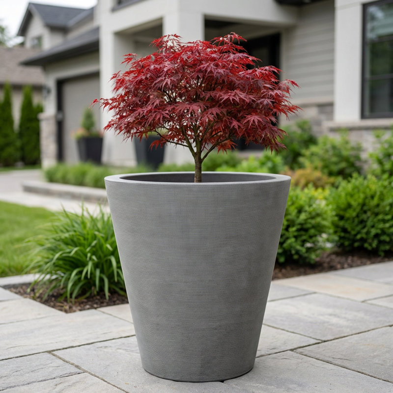 Barbara Handmade Pot Planter, Taupestone