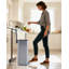 Poubelle de cuisine 8 gallons en acier inoxydable avec couvercle à fermeture en douceur et seau intérieur amovible en plastique-122505758