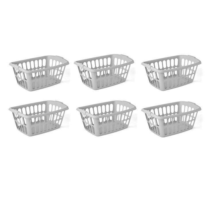 Plastic Laundry Basket with Handles