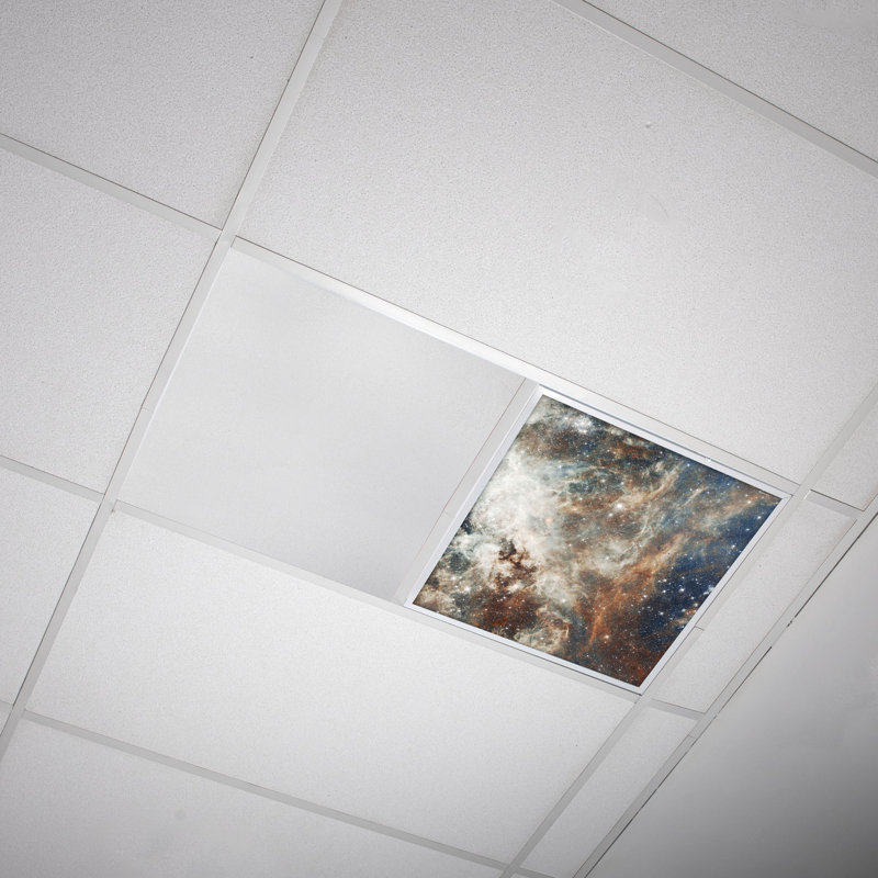 Astronomy Square Fluorescent Light Cover