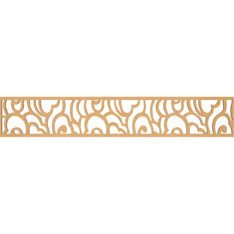 Moulure de panneau Springfield, H 8 po x l 46,625 po x P 0,375 po, Bois aggloméré brut