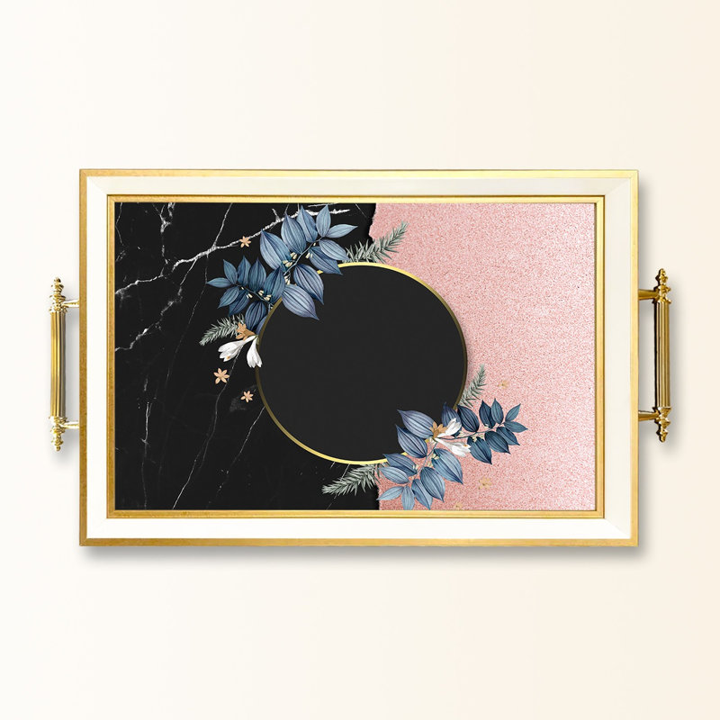 Elegant Glass Tray, 19.7 x 11.4 x 1.4 inches | 100% Durable Glass Construction | Easy to Clean with Damp Cloth | Ideal for Serving, Decorative Display, and Organizing | Stylish Addition to Home Décor
