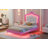Princess Bed Frame with LED Lights-1934203326