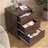3-Drawer Vertical Filing Cabinet Rolling Wood Mobile File Cabinets Under Desk For Home Office With Casters (Fully Assembled)-807927957