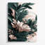 "Abstract Florals", art mural sur toile verte-1383080386