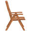 Solid Wood Garden Chair With Cushion Folding Chair Set