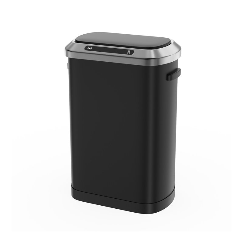 50L Smart automatic Trash Cans -  Full Intelligent Sensor, Black