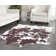 Faux Hide Animal Print Indoor Rug