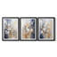 FLORAL Series CECLXII - Impression encadrée sur mesure de qualité supérieure - 3 pièces-298550327-298550325