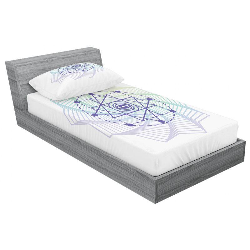 Microfiber Sheet Set, Twin Sheet Set with Fitted Sheet
