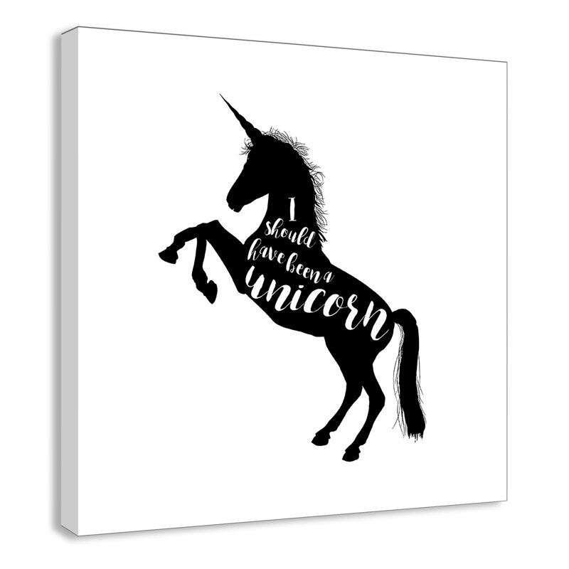 Art inspirant sur toile pour enfants, H 12 po x l 12 po x P 1,5 po, Blanc