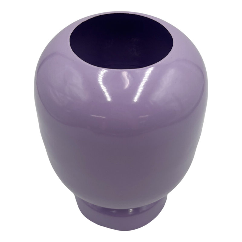 Keyek Handmade Aluminum Table Vase, Purple