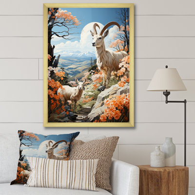 «Ourzazate Goat Mountain Explorer Pastoral II», reproduction sur toile