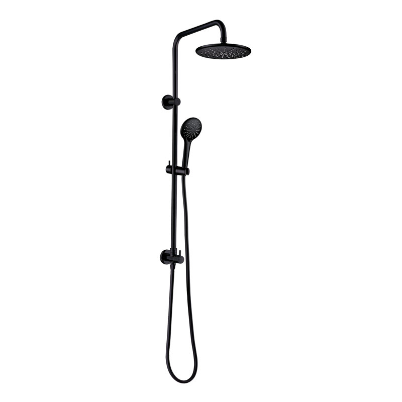 Robinet de douche, Noir mat