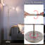 180cm Polished Torchiere Floor Lamp