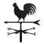 Coq de girouette en métal coq décoratif pour jardin-124837957-124837960